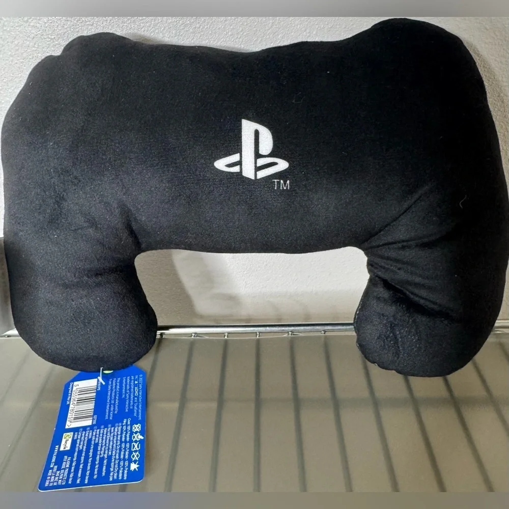Sony PlayStation black Controller shaped Pillow cushion